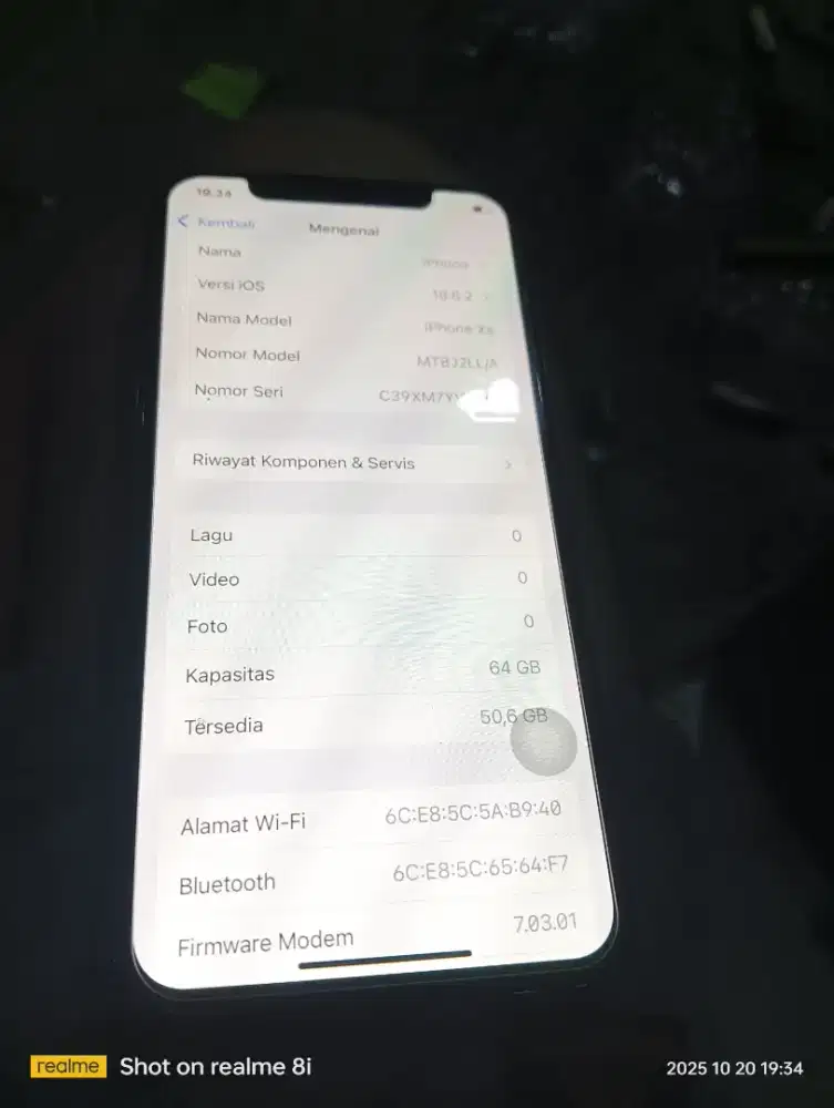 iPhone xs 64 Al oprator