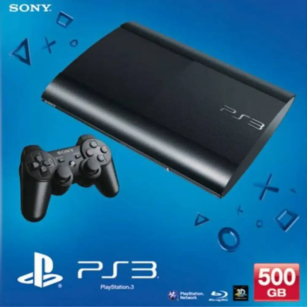 PS 3 SLIM 500 GB LIKE NEW