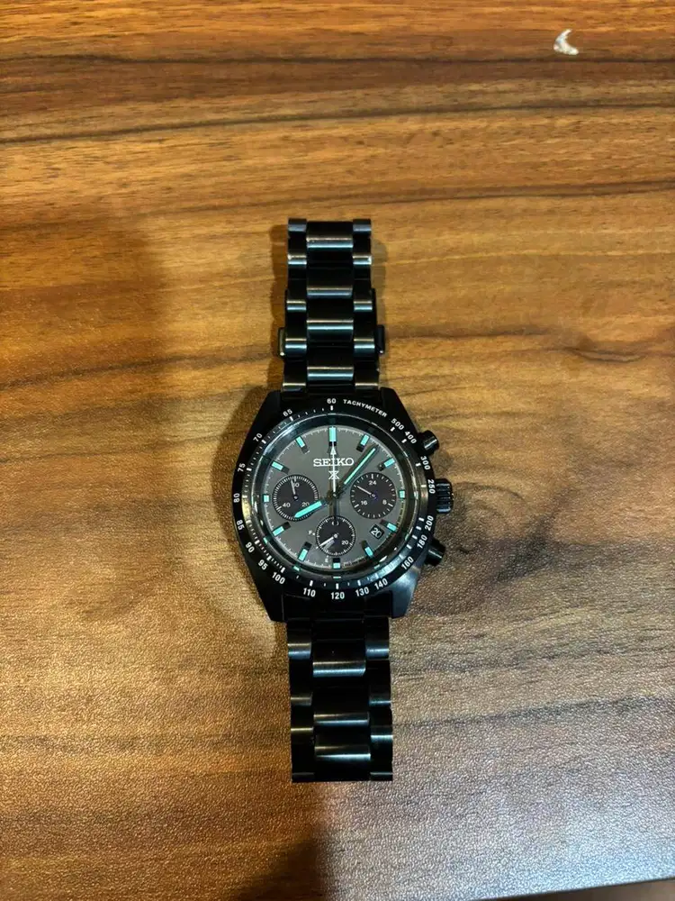 WTS Jam Tangan Seiko Prospex SSC917P1 Night Vision Black Solar