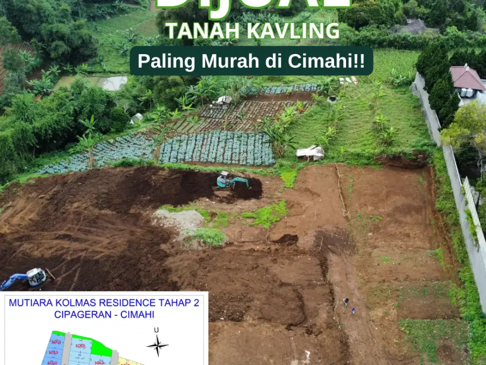 Jual Cepat! Kavling SHM Tepi Jalan Kolonel Masturi, Akses Mudah