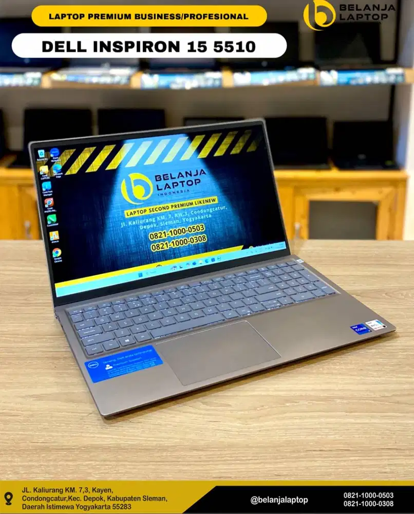 Dell Inspiron 15 5510/intel i7 gen 11/8GB/512GB/TERMURAH!!