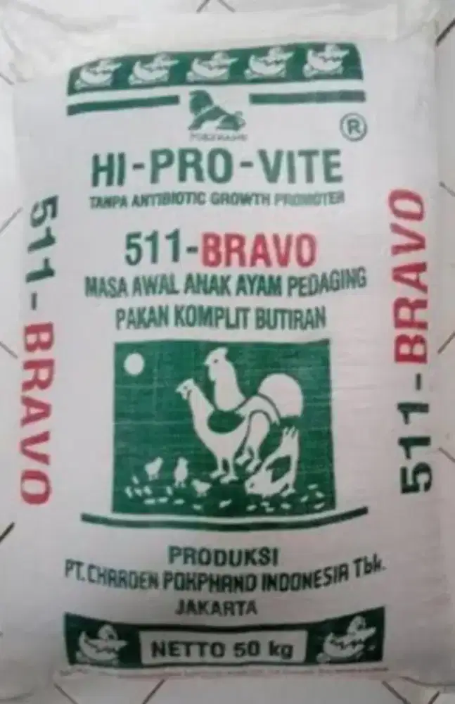 Pakan ternak por 511 b untuk ayam atau bebek murah bisa kirim