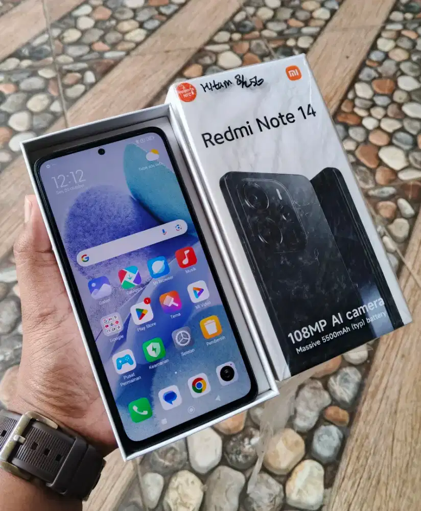 Xiomi not 14 ram 8/256 gb fullset mulus