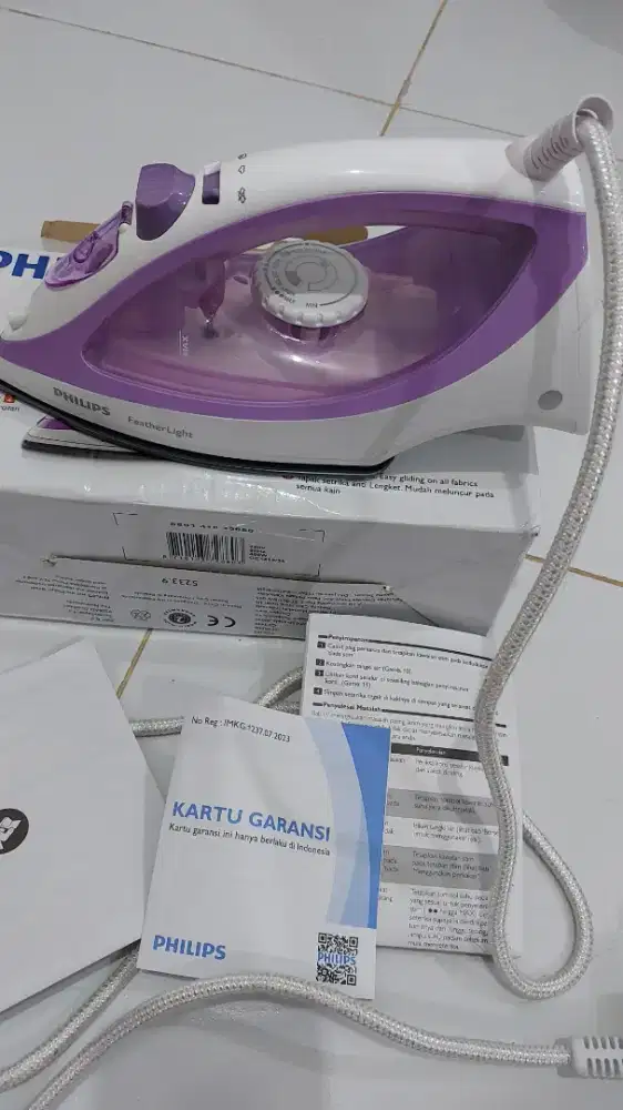 Setrika uap merk philips