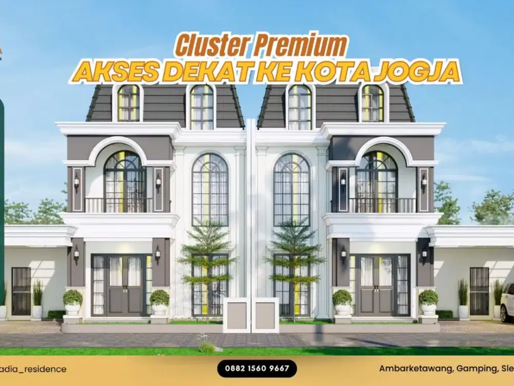 NIKMATI HIDUP BERKELAS DI ARCADIA RESIDENCE, GAMPING SLEMAN!