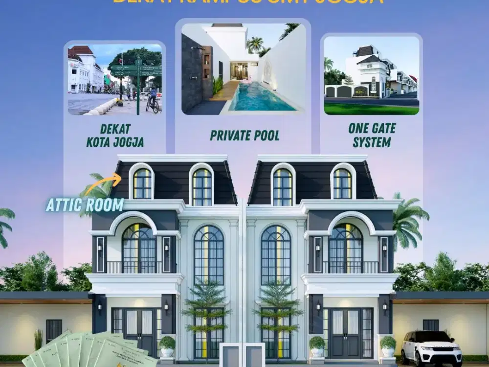 INVESTASI RUMAH MEWAH DI JOGJA, NILAI NAIK TIAP TAHUN!
