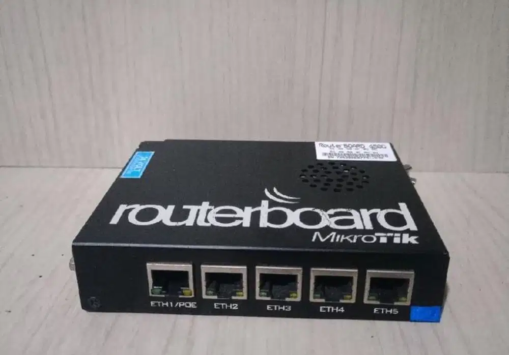 Mikrotik RB 450G (bekas; unit berfungsi normal; DISKON 20%)