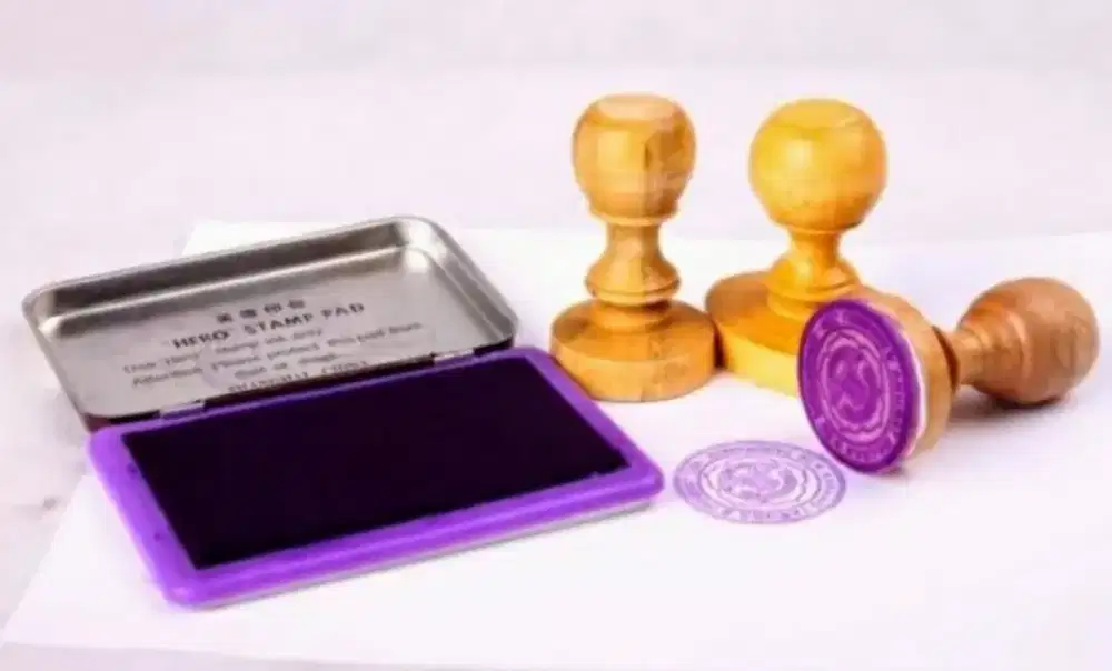 Stempel kayu murah cepat