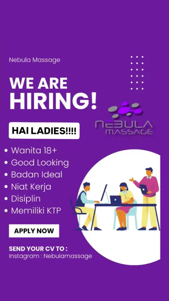 Lowongan pekerjaan Nebula massage kelapa Gading