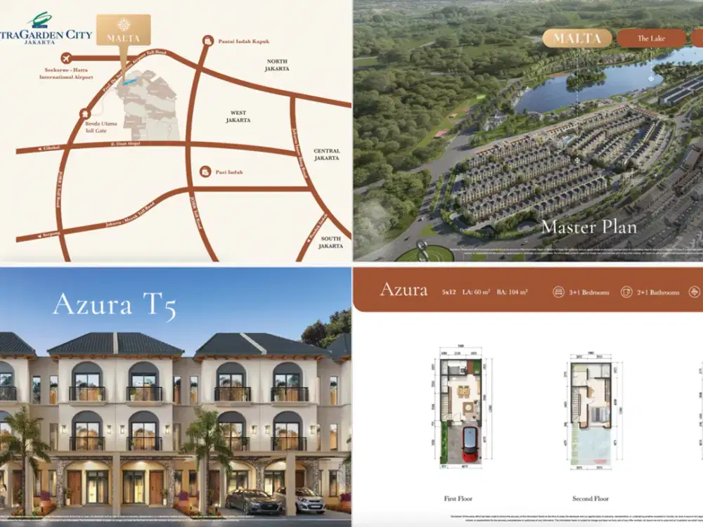 Malta (Medterranean House) CitraGarden City Jakarta Barat - DP 137 Jt