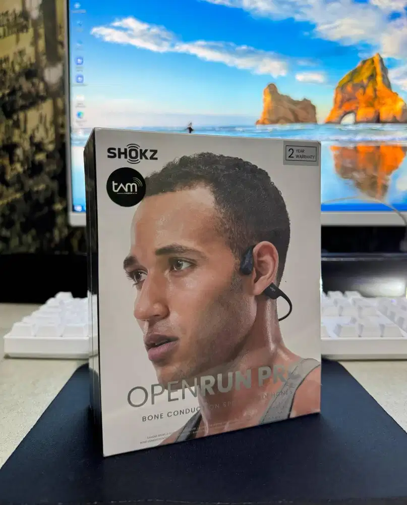 Shokz Open Run Pro Bone Conduction Headphone - Hitam