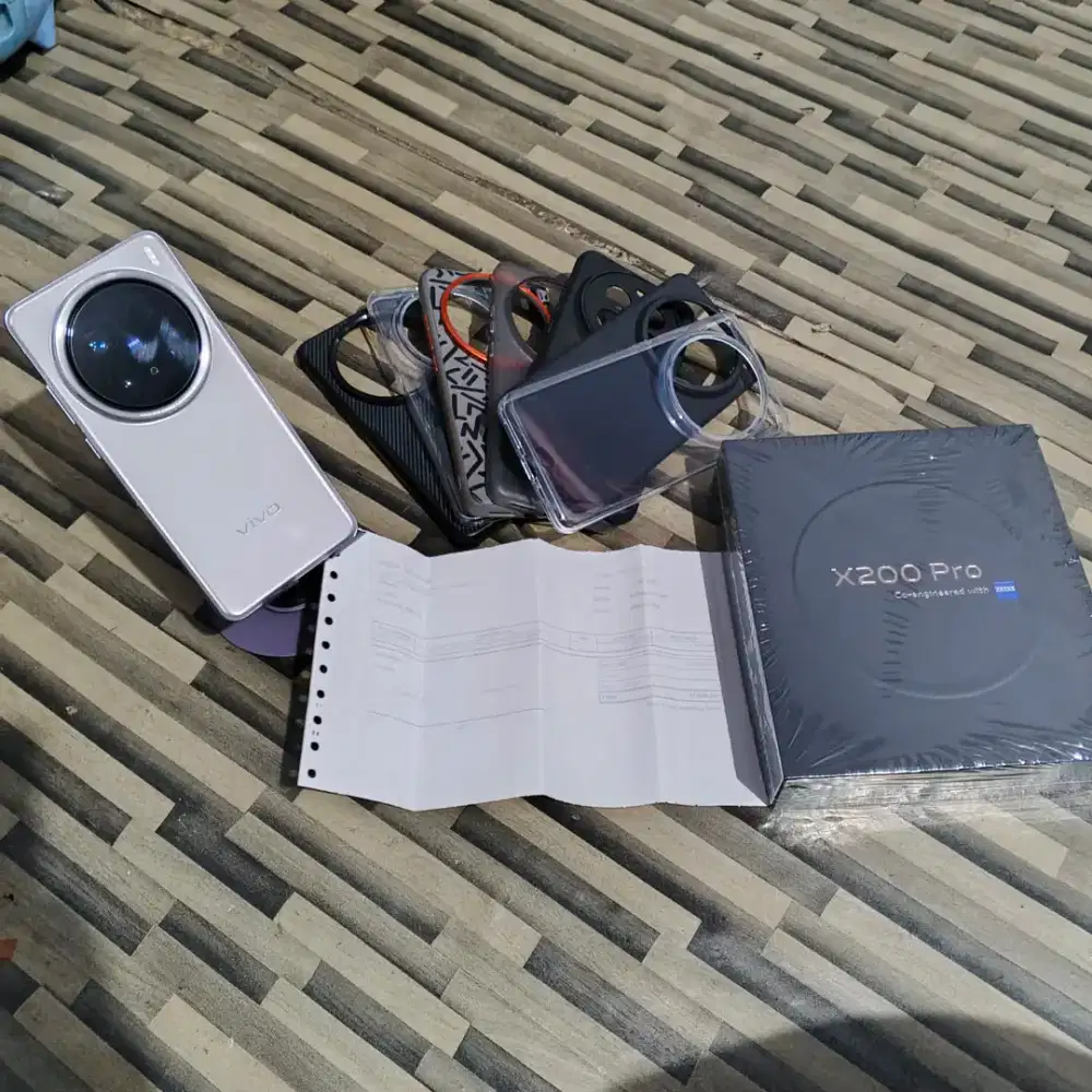 VIVO X200 PRO 16/512 SILVER TITANIUM RESMI INDONESIA GARANSI VIP