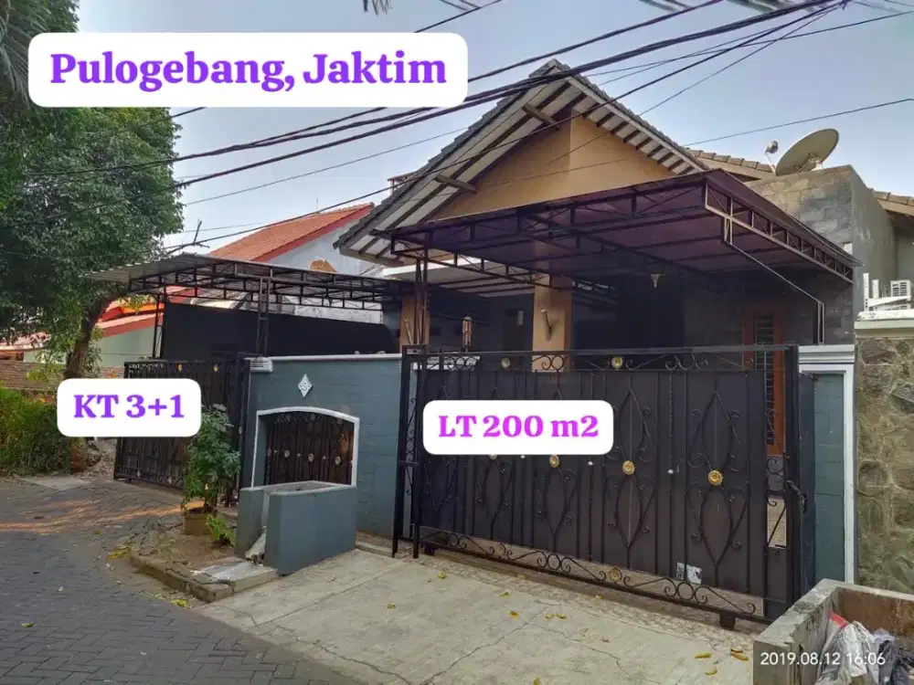 Rumah Siap Huni Di Perumahan Eramas Pulogebang, Cakung, Jakarta Timur