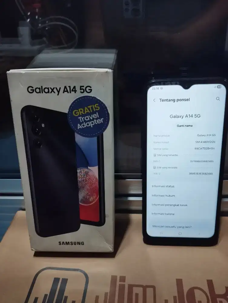 SAMSUNG A14 5G 6/128 RESMI FULLSET