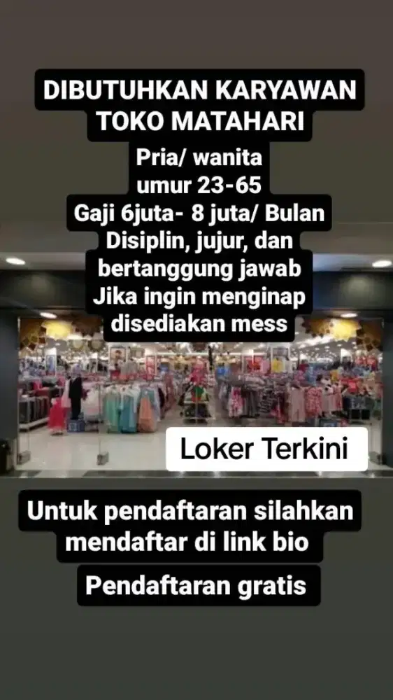 LOWONGAN PEKERJAAN