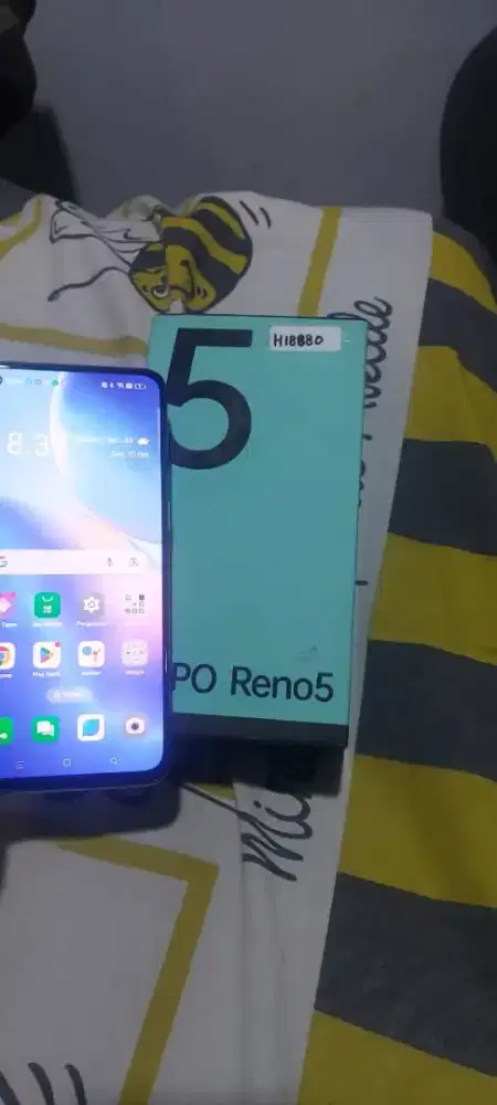 Jual hp oppo reno 5 fulset
