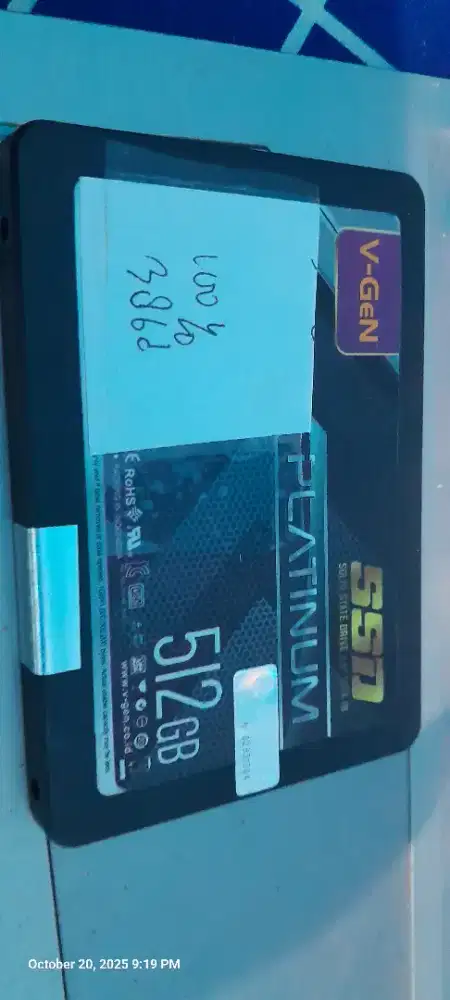 Ssd vgen 512gb 100%