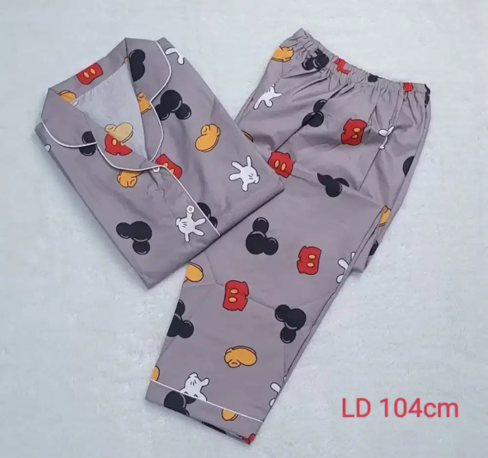 Baju tidur piyama lucu aesthetic murah