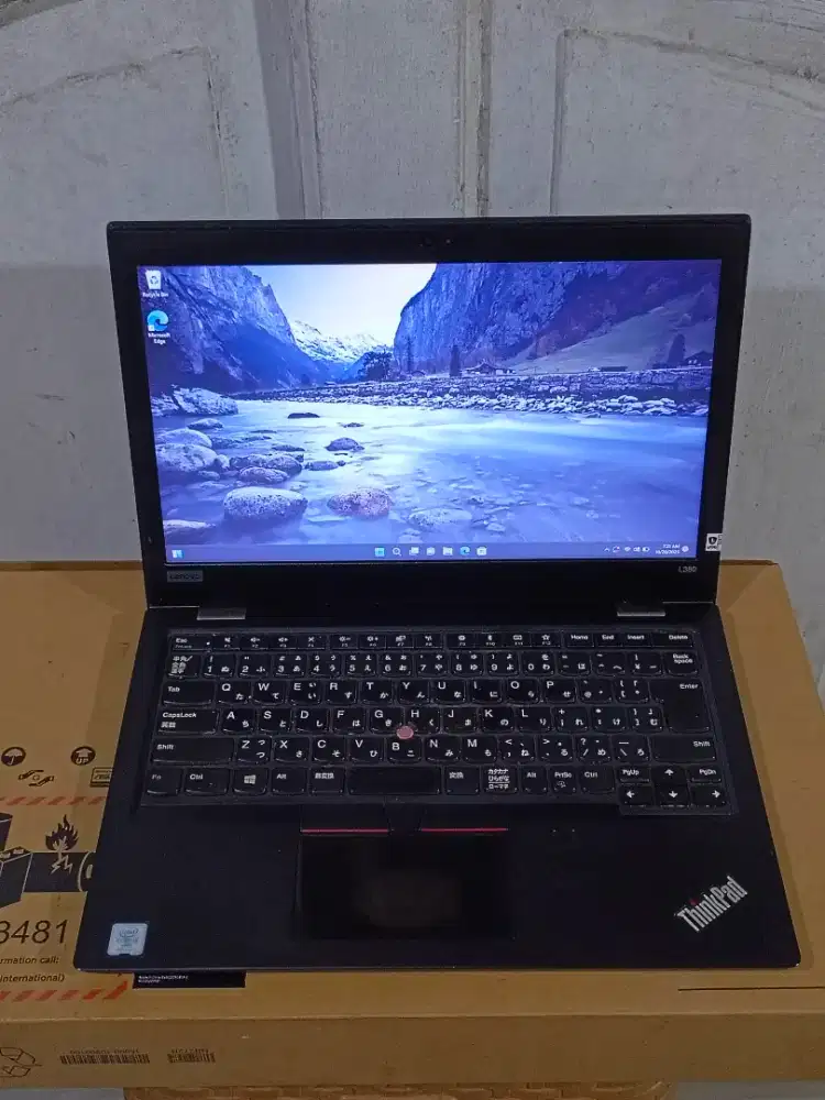 Dijual Cepet Laptop Thinkpad L380 i5 Gen 8 Ram 16GB Ssd 256GB