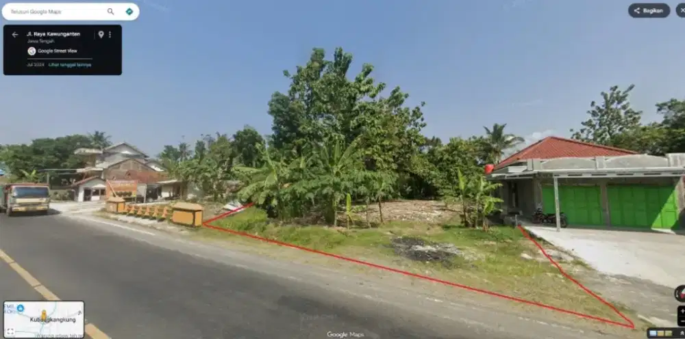 Dijual Tanah Milik Pribadi