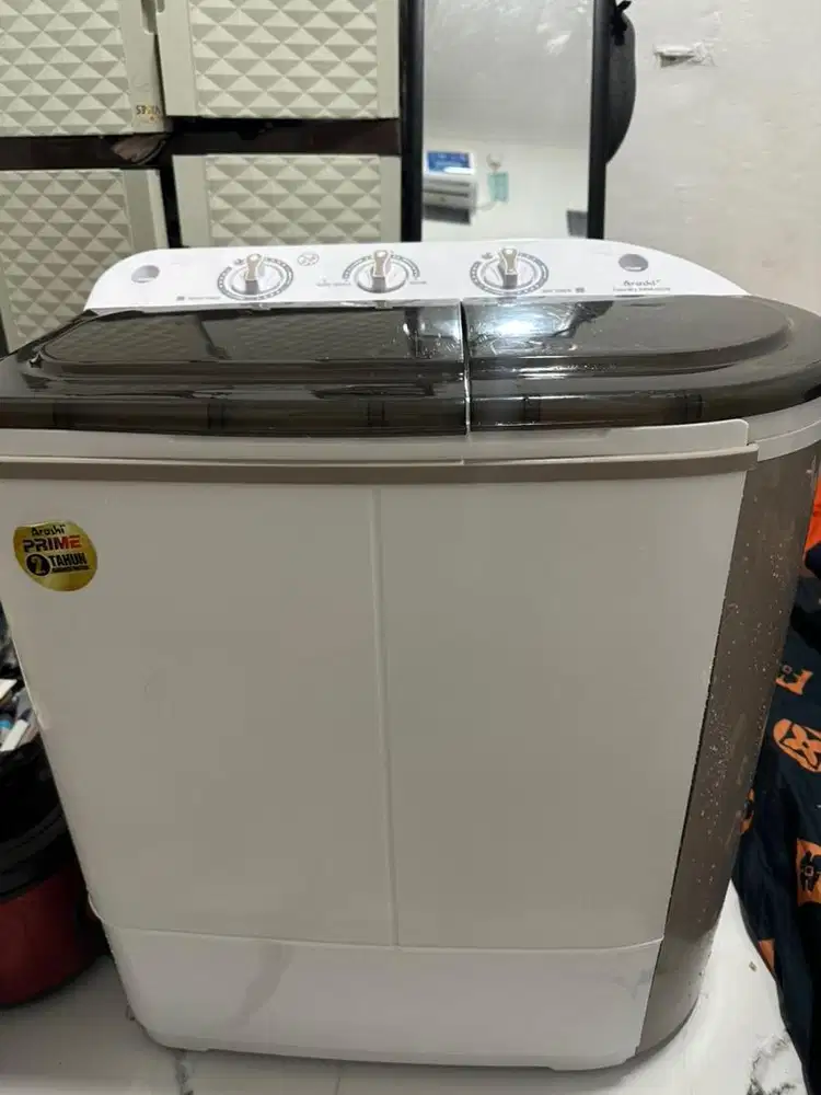 Jual mesin cuci 2 tabung kondisi mulus