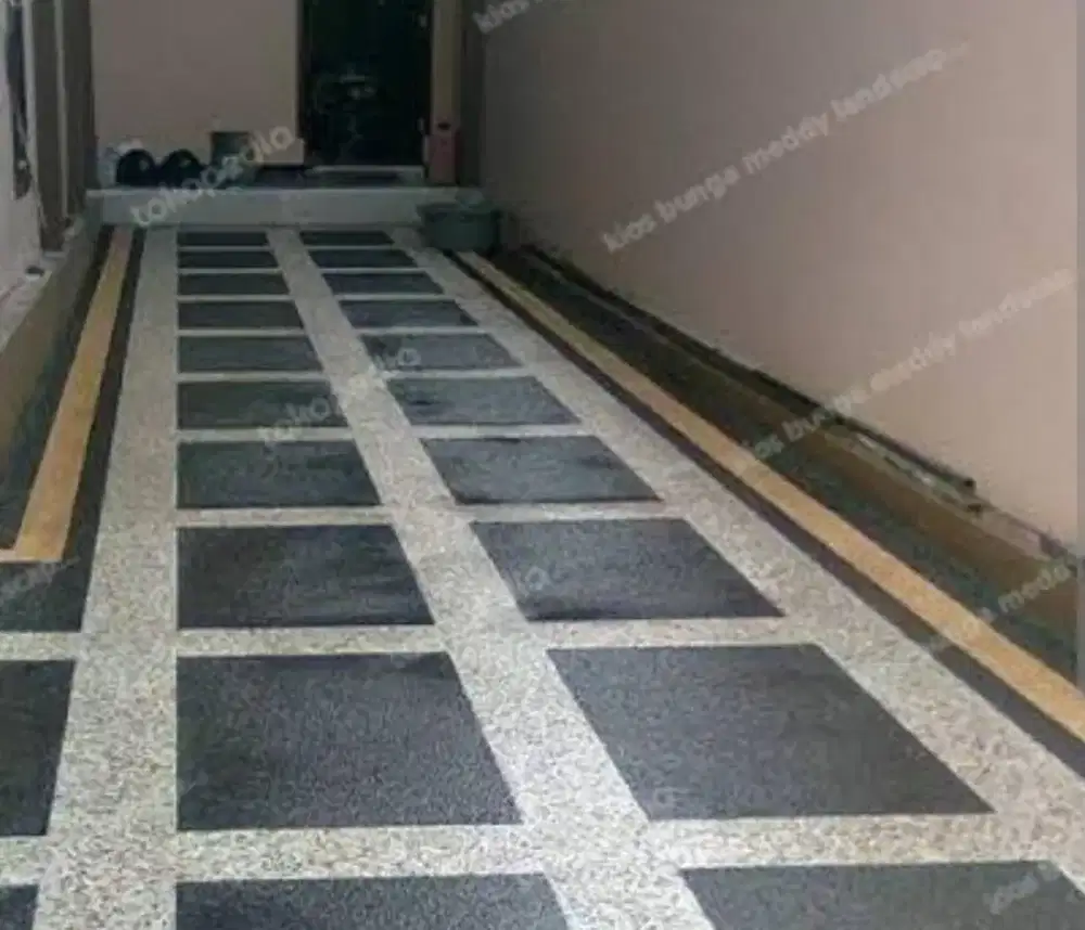 dekorasi eksterior batu sikat