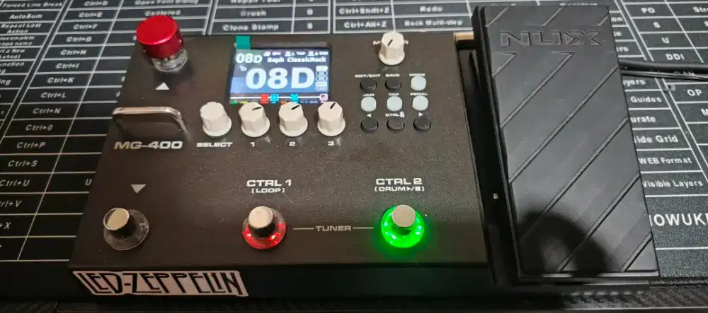 Efek Gitar dan Bass Nux MG400