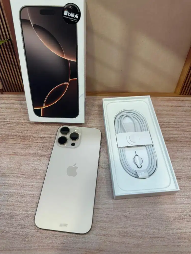 Apple iPhone 16 Pro Max 256GB Desert BH 99% Garansi iBox 12/05/2026