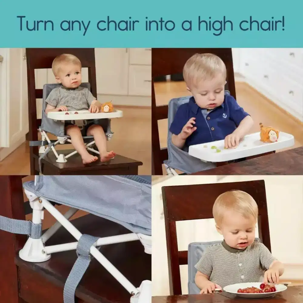 Tempat kursi makan bayi.