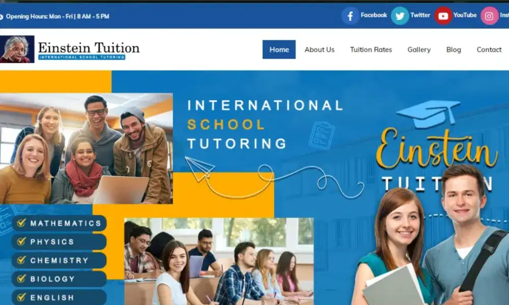 MATH PHY CHEM Tuition/Tutoring Centre for International School Jakarta