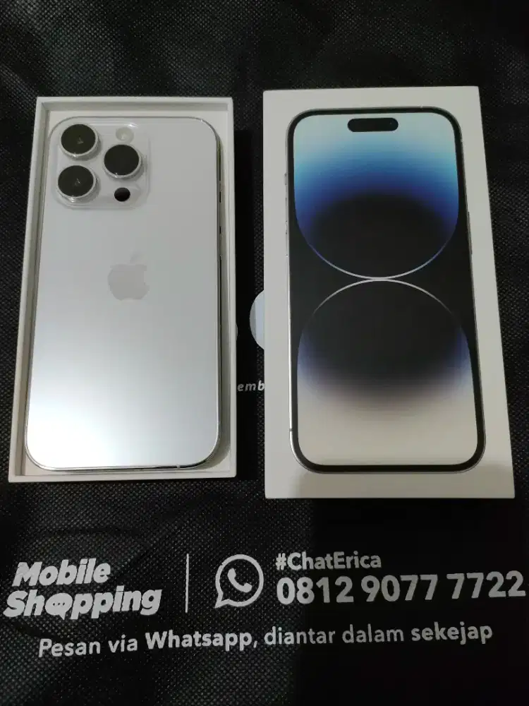 Iphone 14 pro 256gb ex iBox fullset full ori mulus