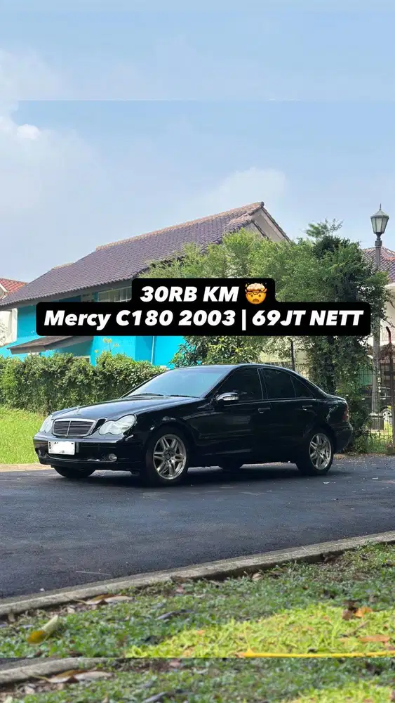 [30RB KM] Mercy C180 2003 Classic W203 Kompressor Mercedes Benz