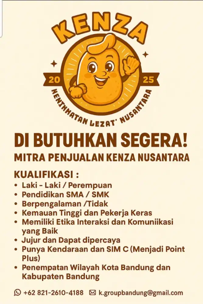 Dibutuhkan Sales Penjualan
