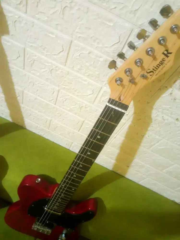 Gitar Stringer Telecaster Red metallic