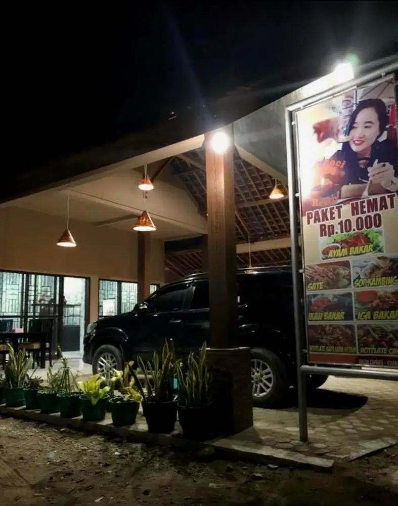 Dijual tanah dan bangunan dekat tempat wisata