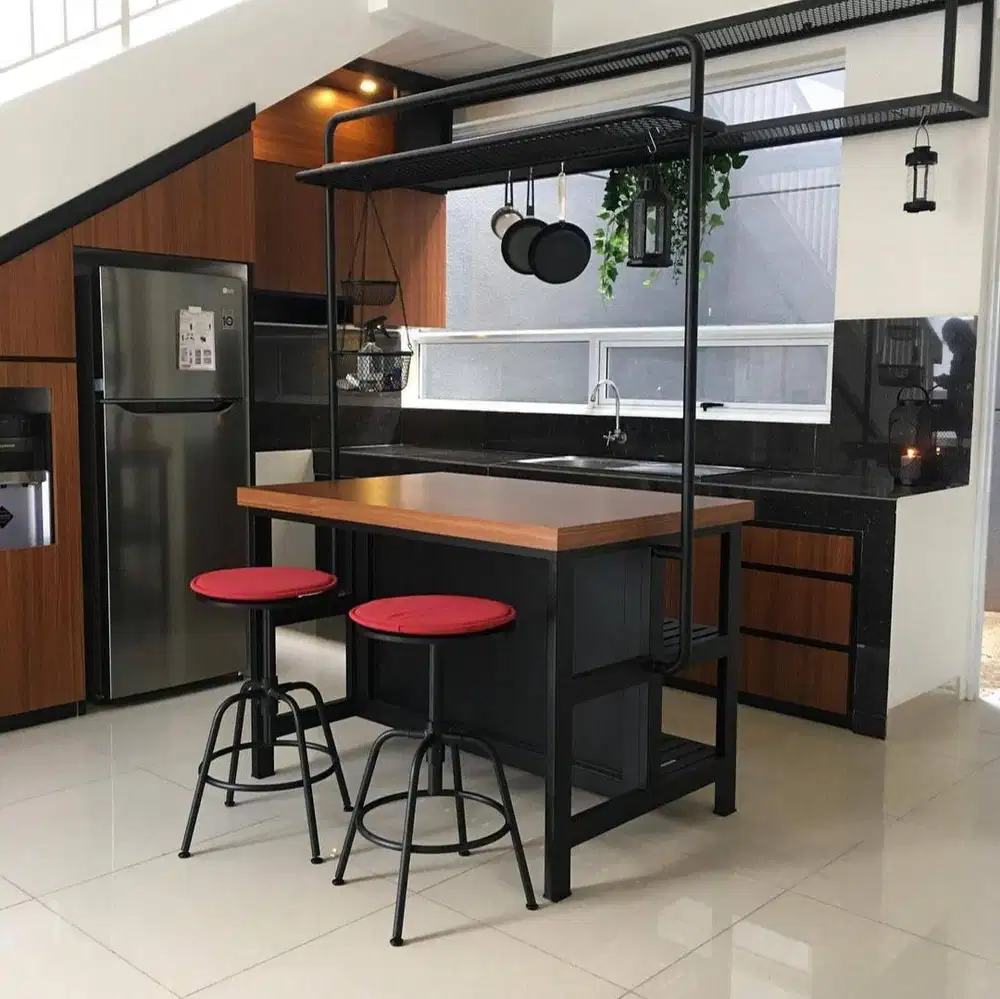 Custom Interior Kitchen Set, Backdrop TV, Lemari, Wardrobe, Kitchenset