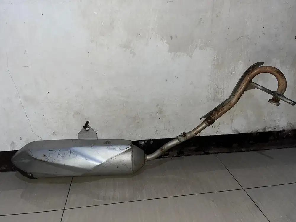 knalpot ori klx normal bagus
