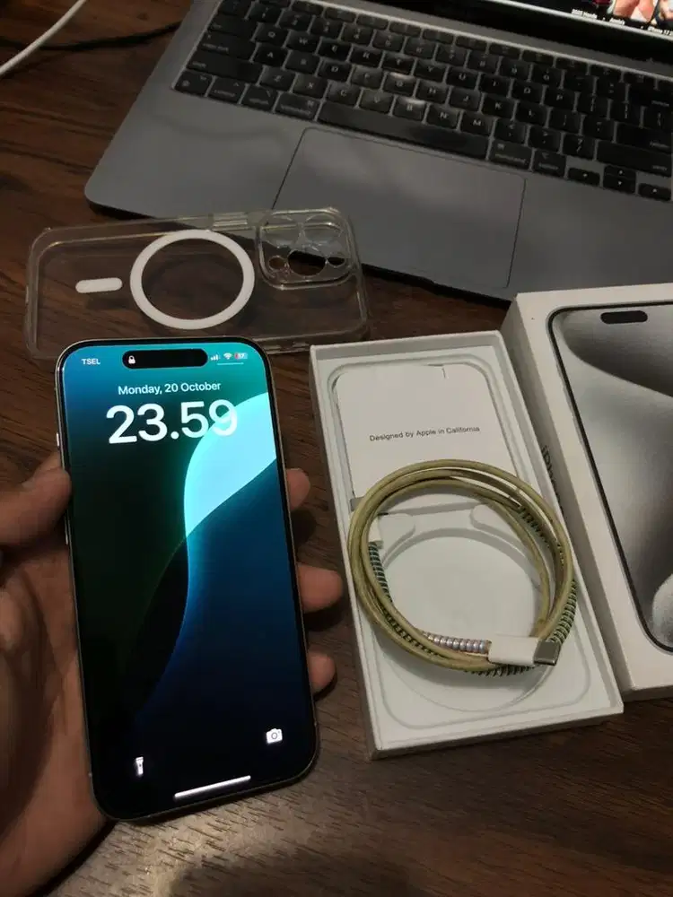 Iphone 15 Pro White Titanium 128gb