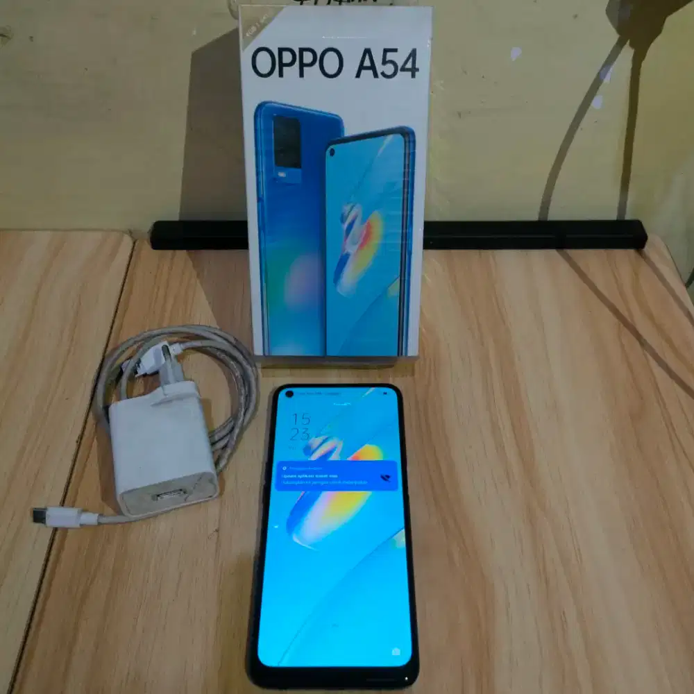 Dijual hp OPPO A54 4/64 HITAM