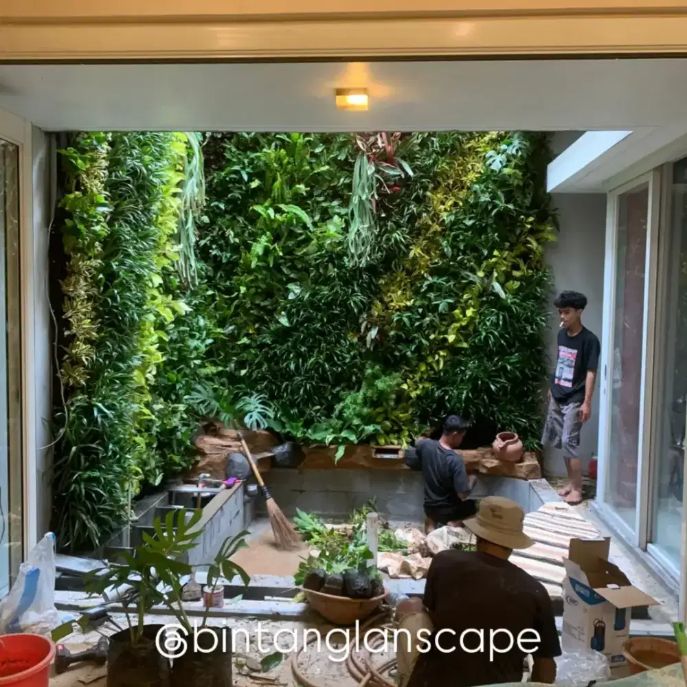 Vertical garden murah - jasa pembuatan taman