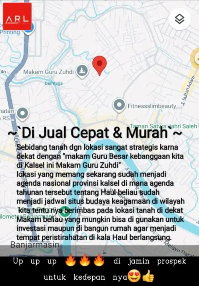 Sebidang tanah 195 m2