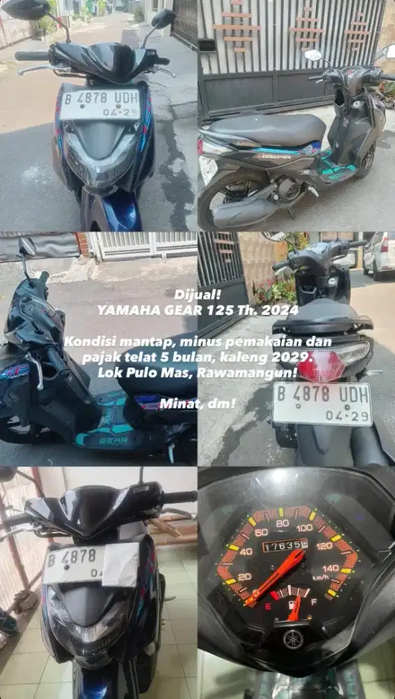 Yamaha Gear 125 tahun 2024