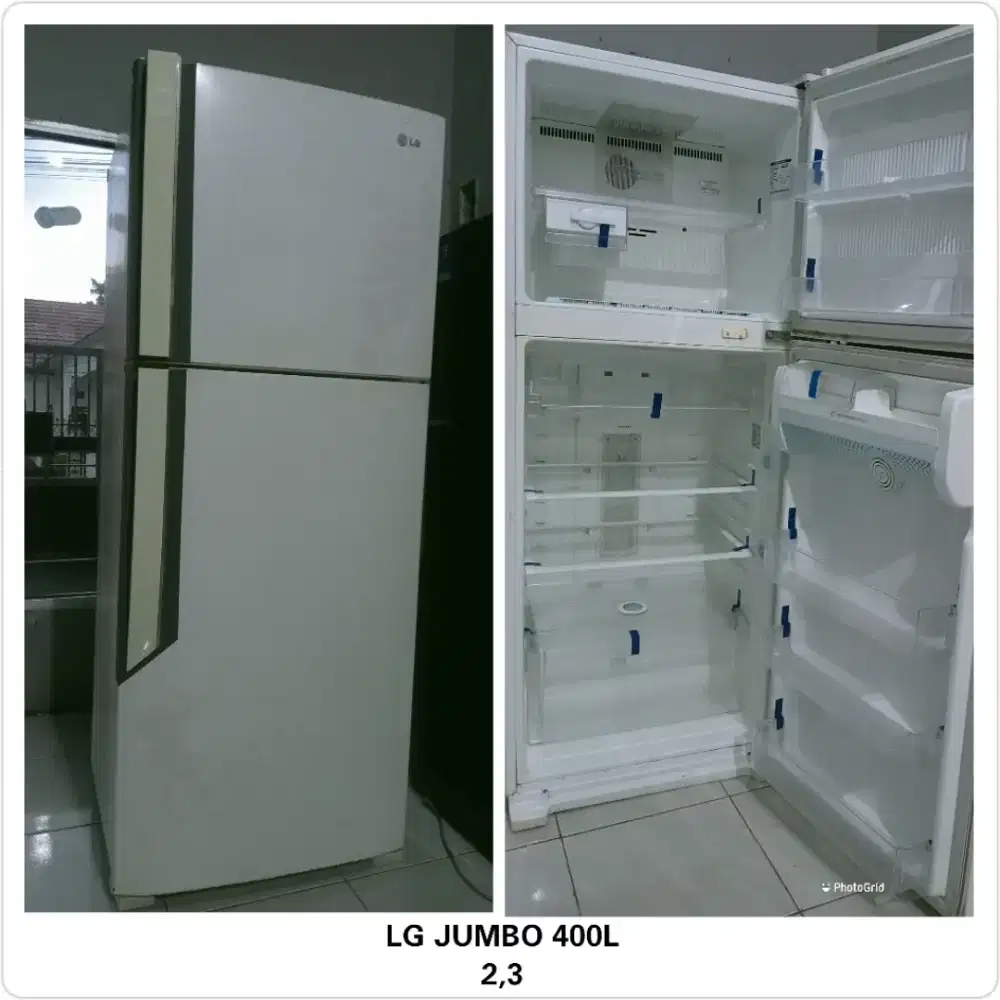 KULKAS 2 PINTU JUMBO LG