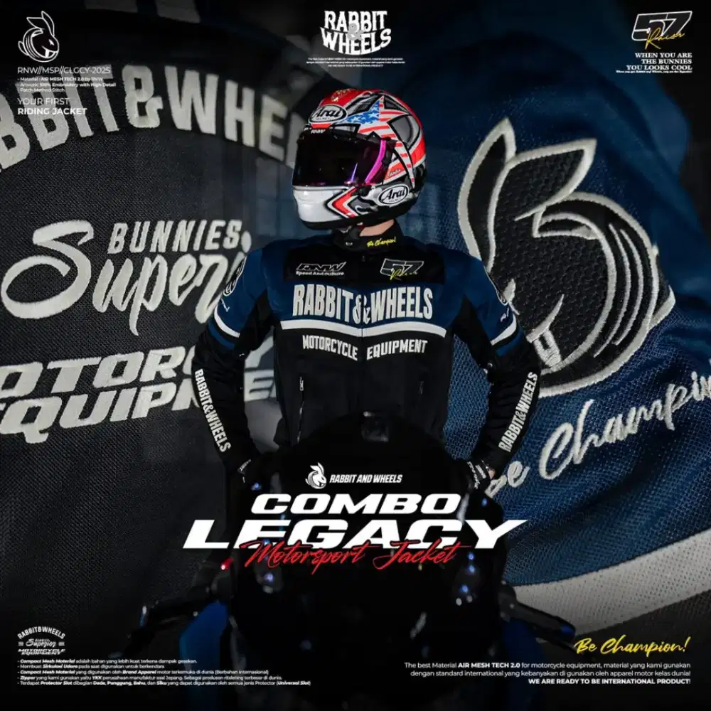 COMBO LEGACY NAVY RABBIT AND WHEELS ORIGINAL NEW