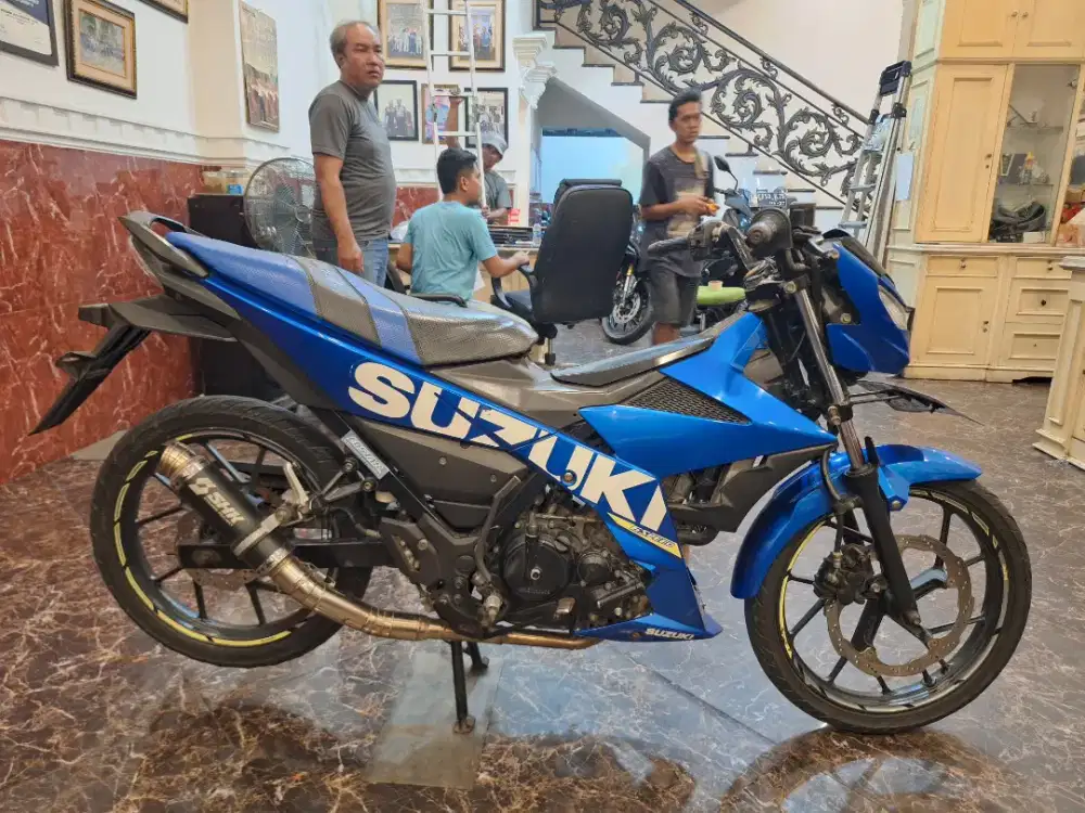 Sales ima , Suzuki Satria FU 2017 dijual Bajong pajak Off . Cash Only