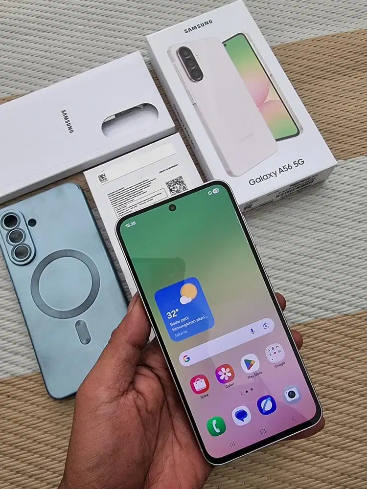 Samsug A56 Sein (12/256) Mulus Fullset Ori Garansi Aktif