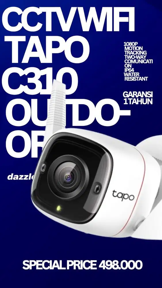 CCTV OUTDOOR TAPO C310 GARANSI 1 TAHUN