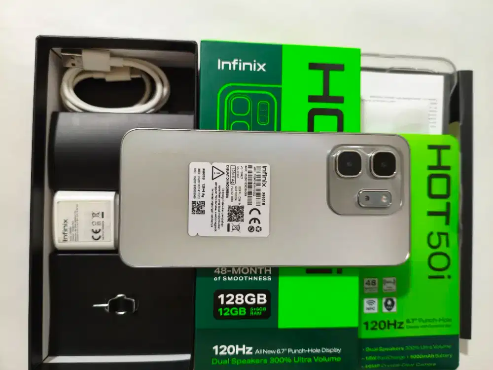 Infinix Hote 50i Ram 6+6/128 Second Resmi