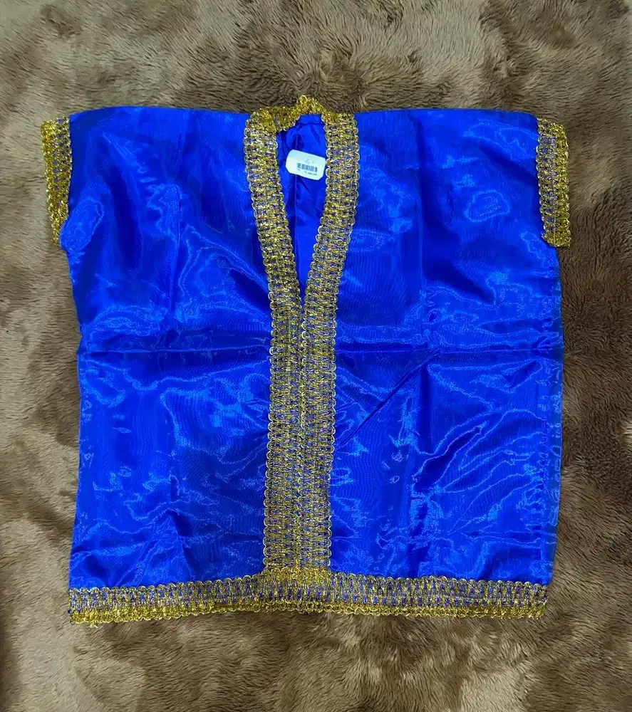 Set Baju & Rok Biru Elegan