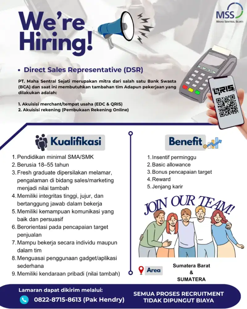 LOKER SALES DAN MARKETING